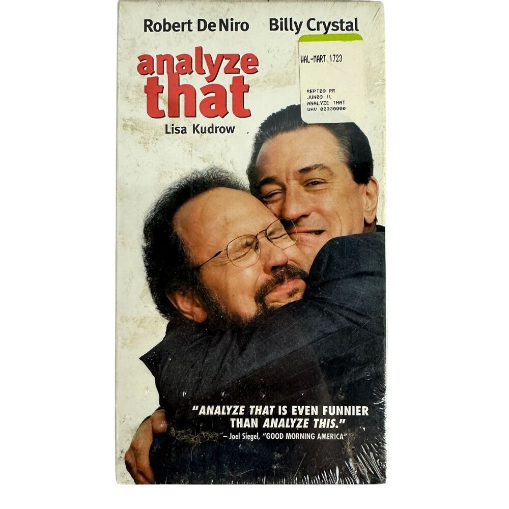 Analyze That VHS 2003 Comedy Robert De Niro Billy Crystal Harold Ramis